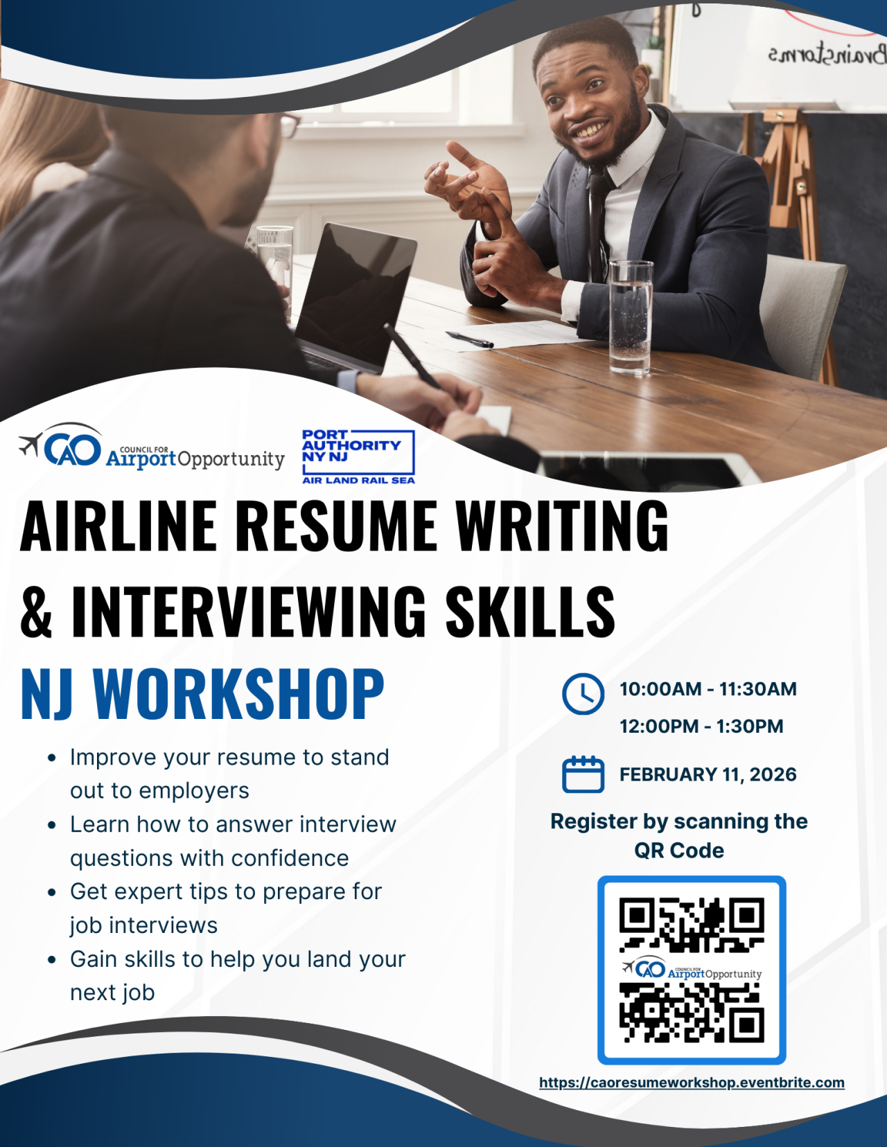 Airline Resume Writing & Interviewing Skills NJ Workshop - 1