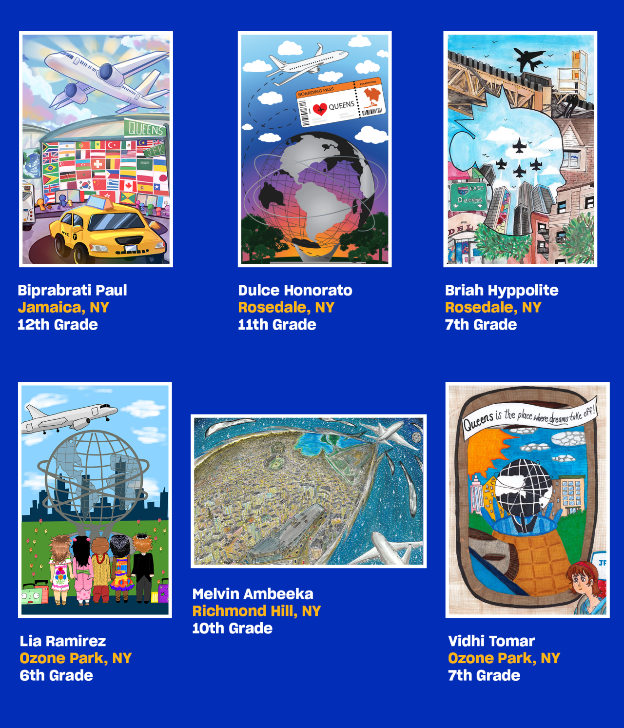 Six winning posters
