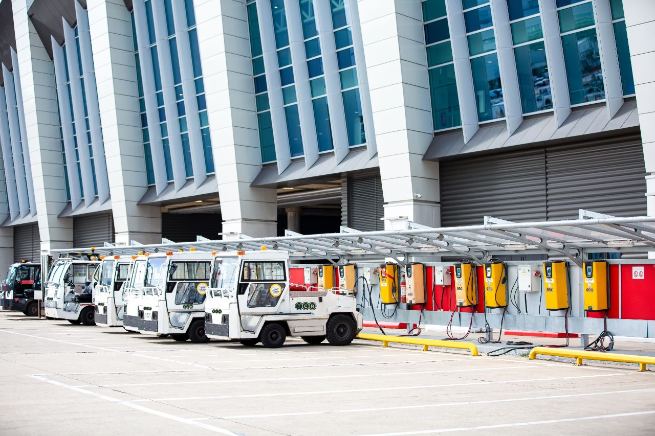 Image of TCR electric ground support equipment