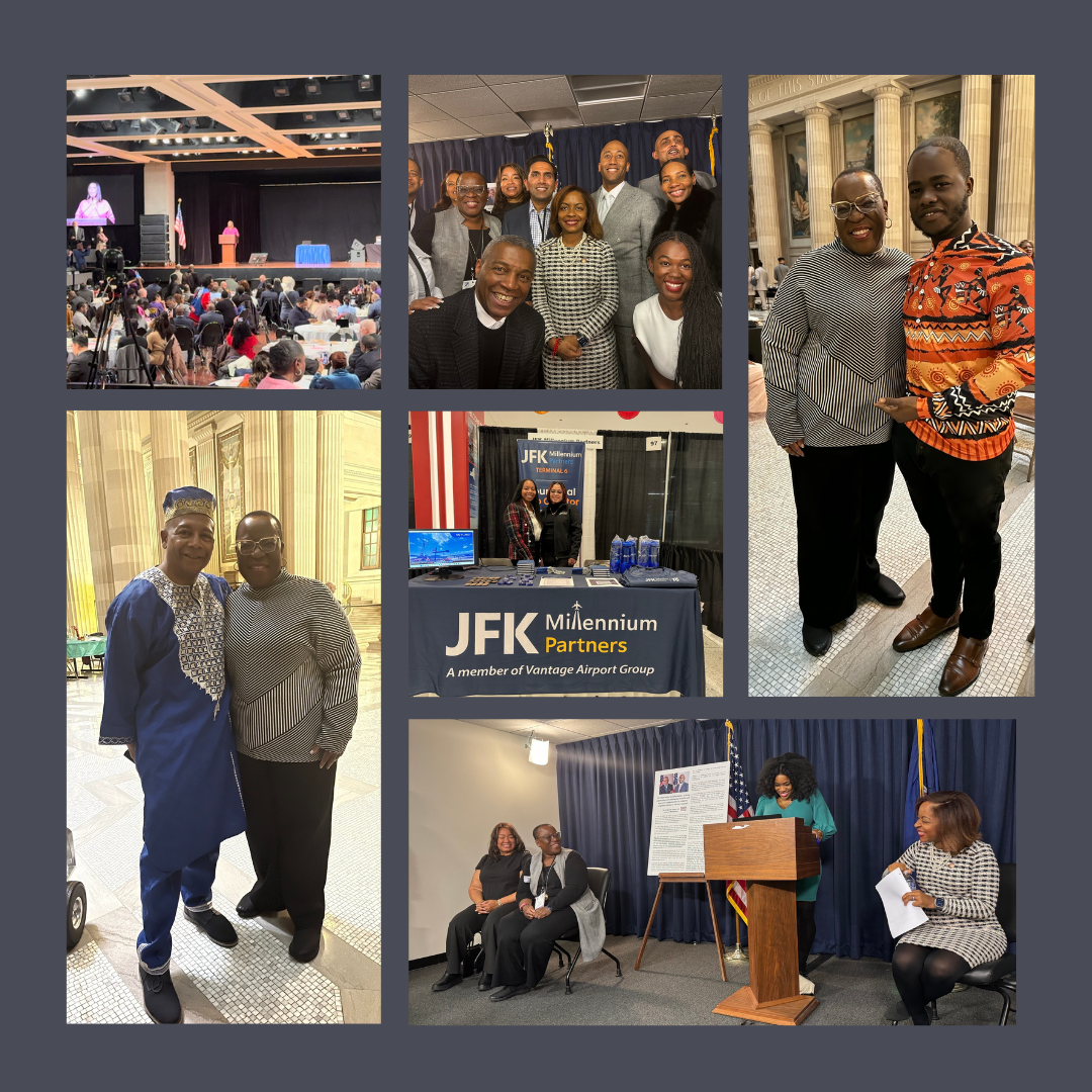 Collage of images fom Caucus Weekend
