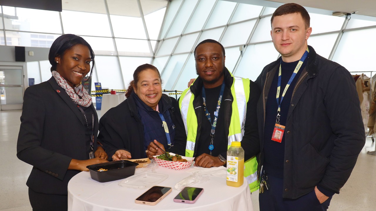 JMP staff at the Taste of Africa Popup 2025