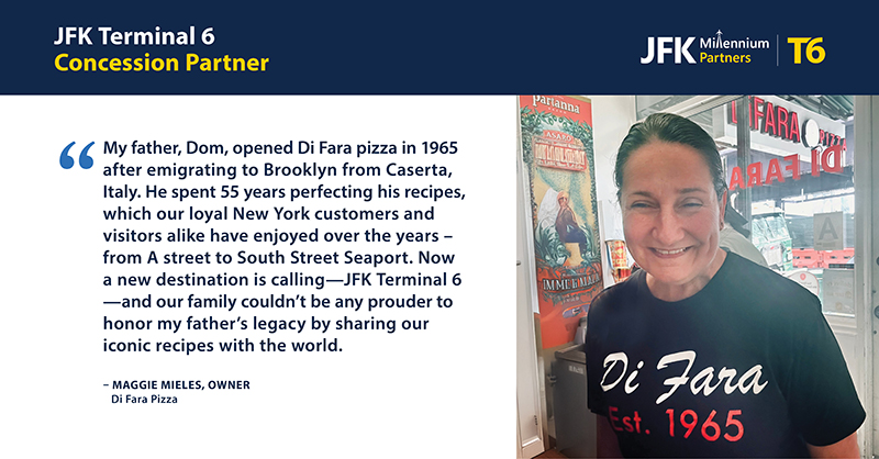 Photo of the Owner of Di Fara Pizza who is excited to be a T6 concessionaire