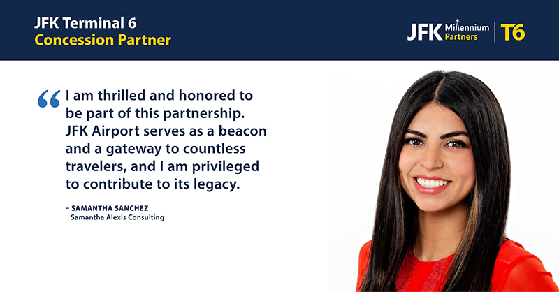 CEO Samantha Alexis is thrilled to join the T6 Concessions Partners