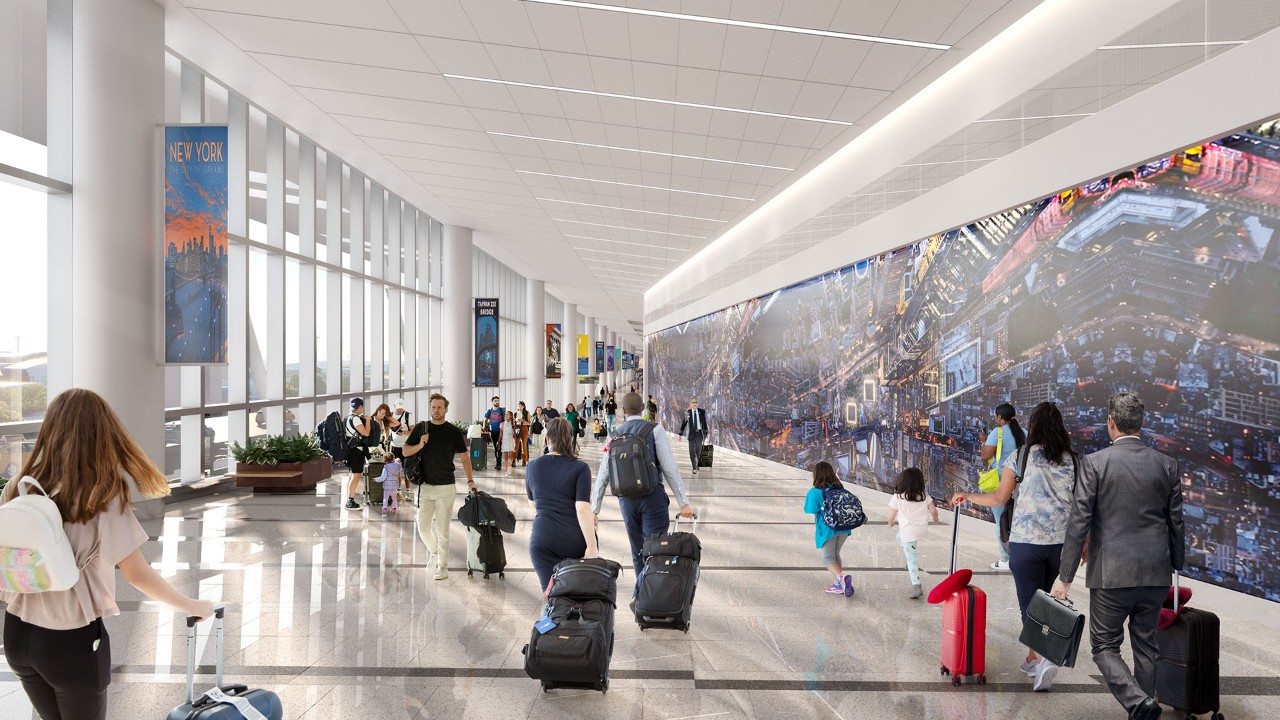Rendering of Check In Hall