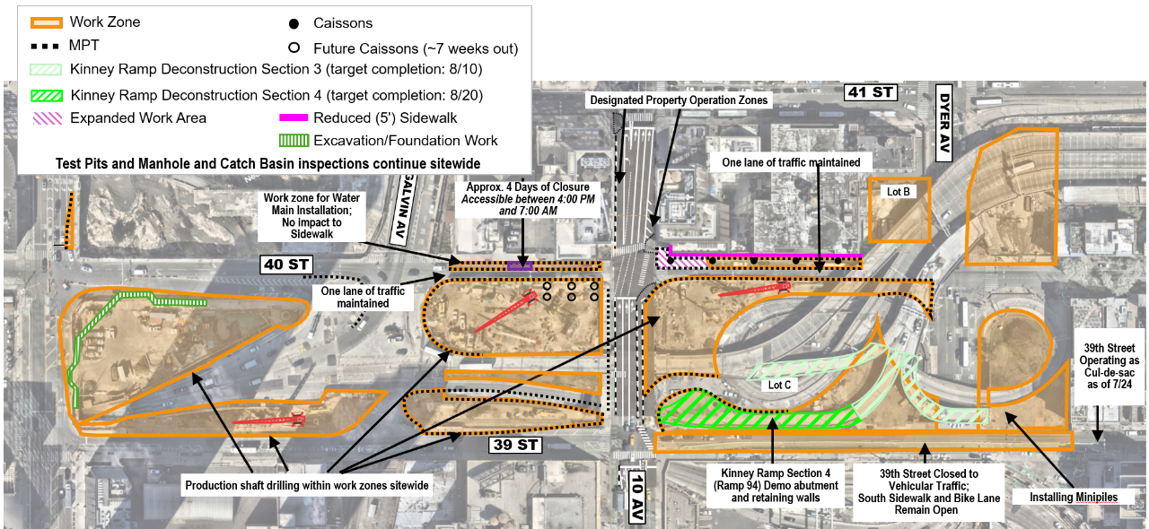 Phase 1 B August Lookahead Graphic